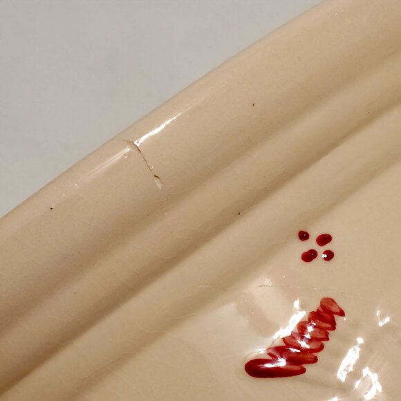 Vintage Soufflenheim Alsatian Alsace French Artisan Pottery BNWT TERRINE - Picture 6 of 8